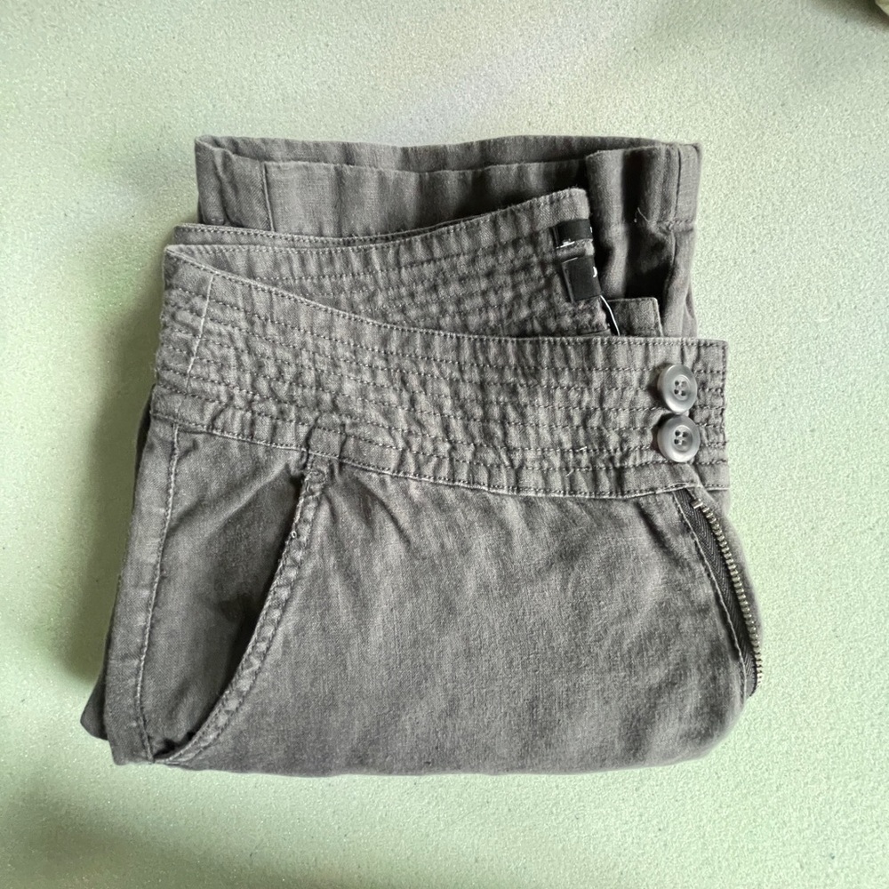 Grey linen pants